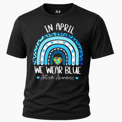 In April We Wear Blues Autism Awareness Month Performance Shirt