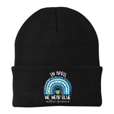In April We Wear Blues Autism Awareness Month Beanie