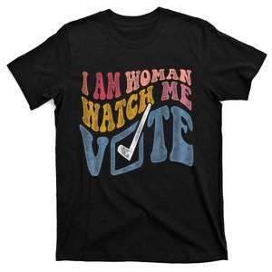 I Am Woman Watch Me Vote 2024 T-Shirt