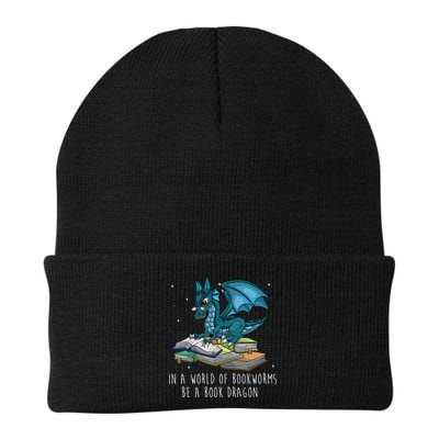 In A World Full Of Bookworms Be A Book Dragon Beanie