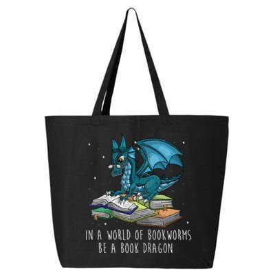 In A World Full Of Bookworms Be A Book Dragon 25L Jumbo Tote