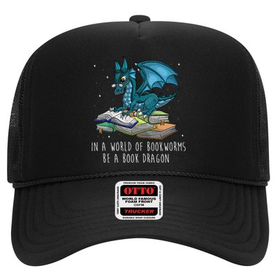 In A World Full Of Bookworms Be A Book Dragon Hat