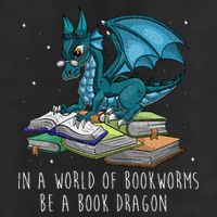 In A World Full Of Bookworms Be A Book Dragon Hat