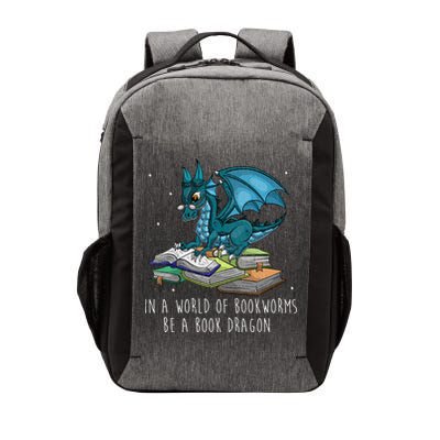 In A World Full Of Bookworms Be A Book Dragon Vector Backpack