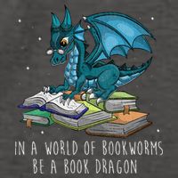 In A World Full Of Bookworms Be A Book Dragon Vector Backpack