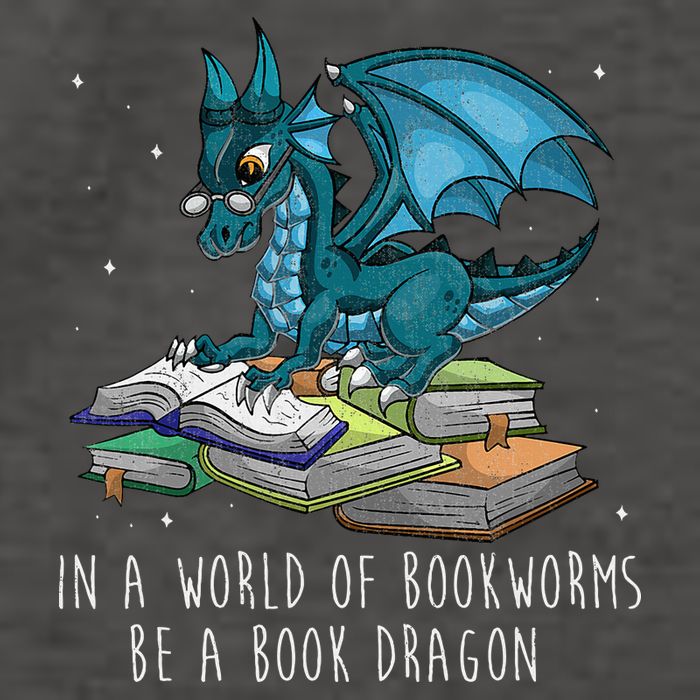In A World Full Of Bookworms Be A Book Dragon Vector Backpack