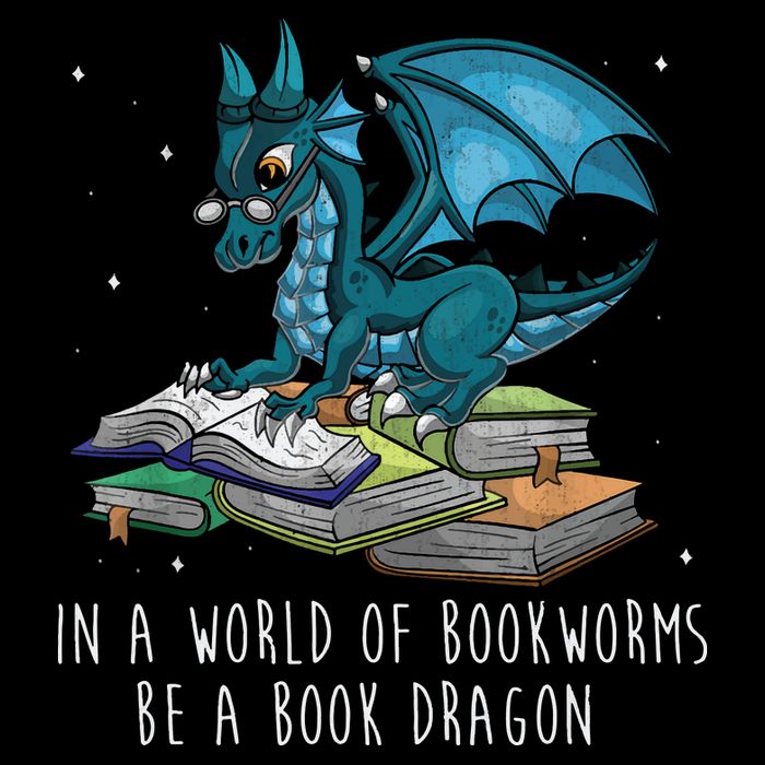 In A World Full Of Bookworms Be A Book Dragon Backpack
