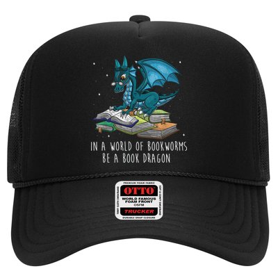 In A World Full Of Bookworms Be A Book Dragon Hat