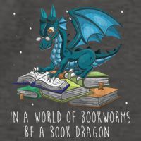 In A World Full Of Bookworms Be A Book Dragon Vector Backpack