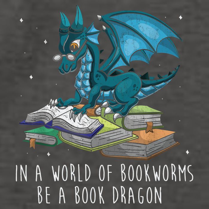 In A World Full Of Bookworms Be A Book Dragon Vector Backpack