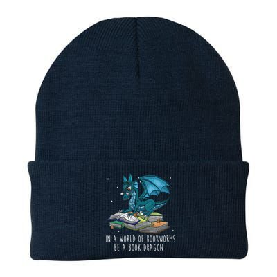 In A World Full Of Bookworms Be A Book Dragon Beanie