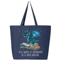 In A World Full Of Bookworms Be A Book Dragon 25L Jumbo Tote