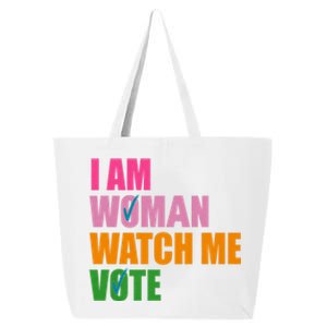 I Am Woman Watch Me Vote 25L Jumbo Tote