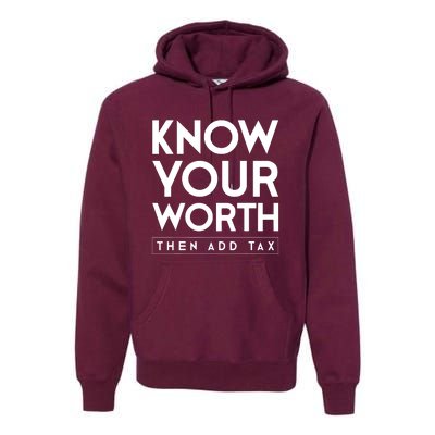 Its Accrual World Funny And Clever Accounting CPA Premium Hoodie