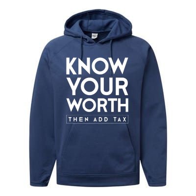 Its Accrual World Funny And Clever Accounting CPA Performance Fleece Hoodie