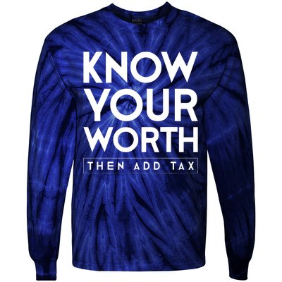 Its Accrual World Funny And Clever Accounting CPA Tie-Dye Long Sleeve Shirt