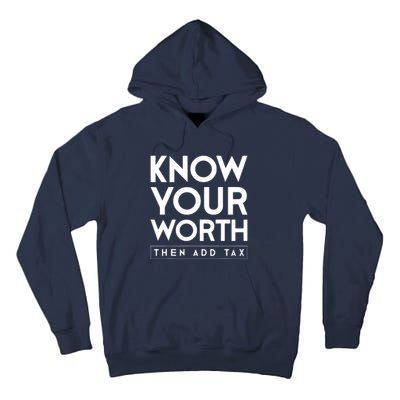 Its Accrual World Funny And Clever Accounting CPA Tall Hoodie