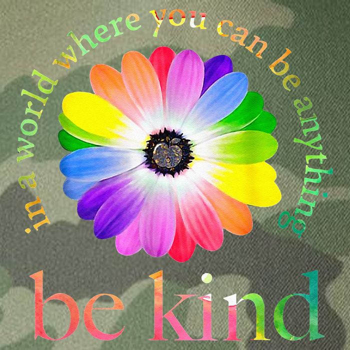 In a world where you can be anything be kind gift  Legacy Tie Dye Trucker Hat