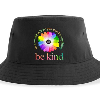 In a world where you can be anything be kind gift  Sustainable Bucket Hat