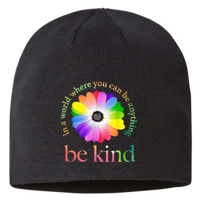 In a world where you can be anything be kind gift  Sustainable Beanie