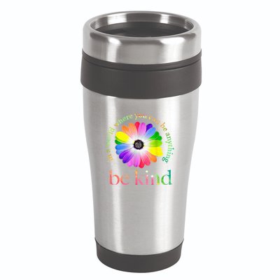 In a world where you can be anything be kind gift  16oz Travel Tumbler