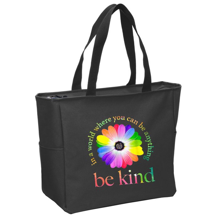 In a world where you can be anything be kind gift  Zip Tote Bag