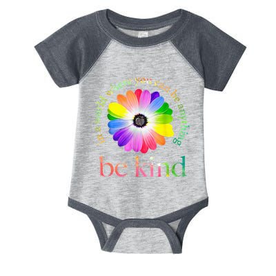In a world where you can be anything be kind gift  Infant Baby Jersey Bodysuit