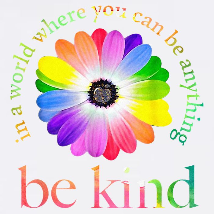 In a world where you can be anything be kind gift  Garment-Dyed Sweatshirt