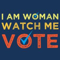 I Am Woman Watch Me Vote 2024 Hoodie
