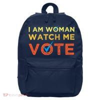I Am Woman Watch Me Vote 2024 16 in Basic Backpack