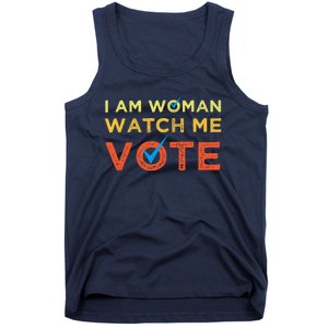 I Am Woman Watch Me Vote 2024 Tank Top