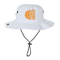 In A World Where You Can Be Anything Be Kind Sunflower Anti Bully Bucket Hat