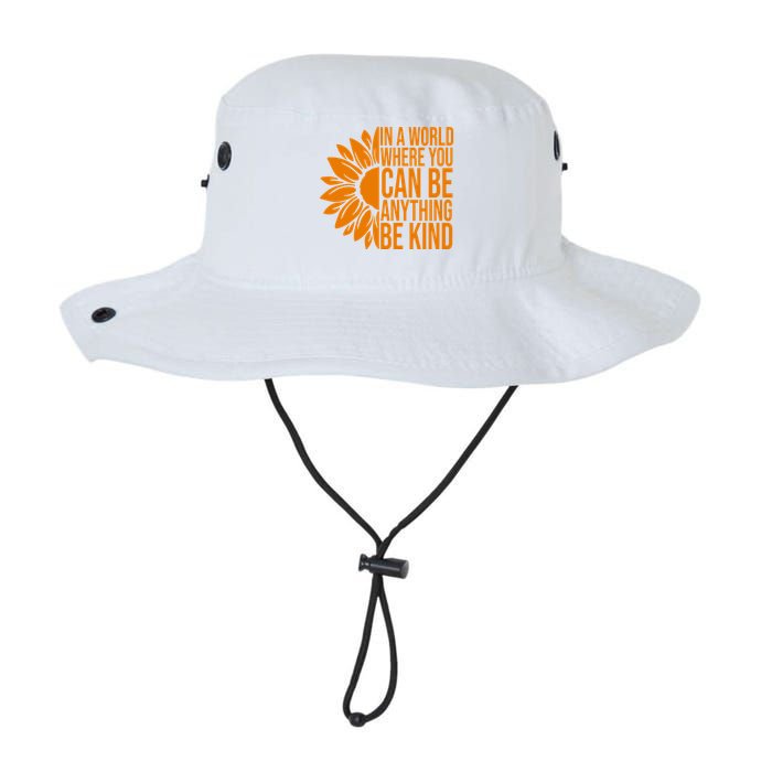 In A World Where You Can Be Anything Be Kind Sunflower Anti Bully Bucket Hat