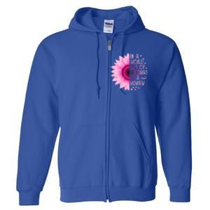 In A World Full Of Grandmas Be Memaw Sunflower Cute Gift Full Zip Hoodie