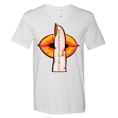 In April We Wear Orange Infertility Awareness Week V-Neck T-Shirt