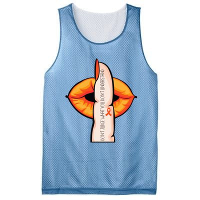 In April We Wear Orange Infertility Awareness Week Mesh Reversible Basketball Jersey Tank