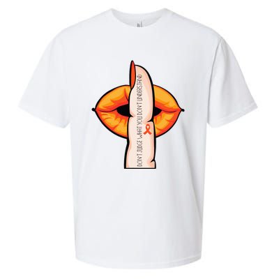 In April We Wear Orange Infertility Awareness Week Sueded Cloud Jersey T-Shirt