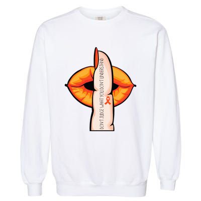 In April We Wear Orange Infertility Awareness Week Garment-Dyed Sweatshirt