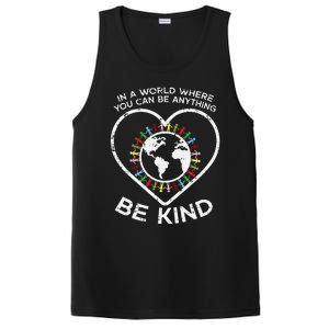 In A World Anything Be Kind Unity Day Orange Anti Bullying PosiCharge Competitor Tank