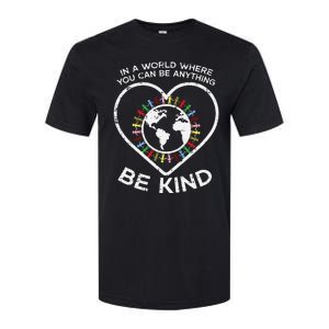 In A World Anything Be Kind Unity Day Orange Anti Bullying Softstyle CVC T-Shirt