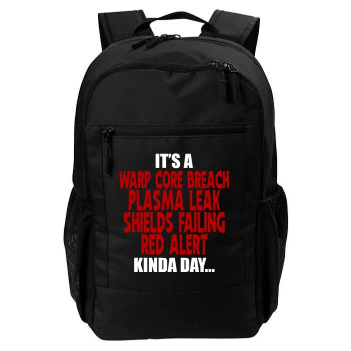 It's A Warp Core Plasma Leak Shield Funny Meme Backpack