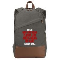 It's A Warp Core Plasma Leak Shield Funny Meme Cotton Canvas Backpack