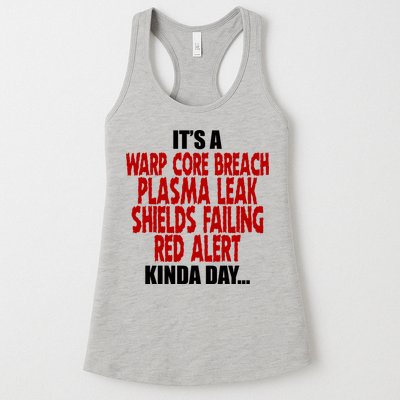 It's A Warp Core Plasma Leak Shield Funny Meme Womens Tank Top