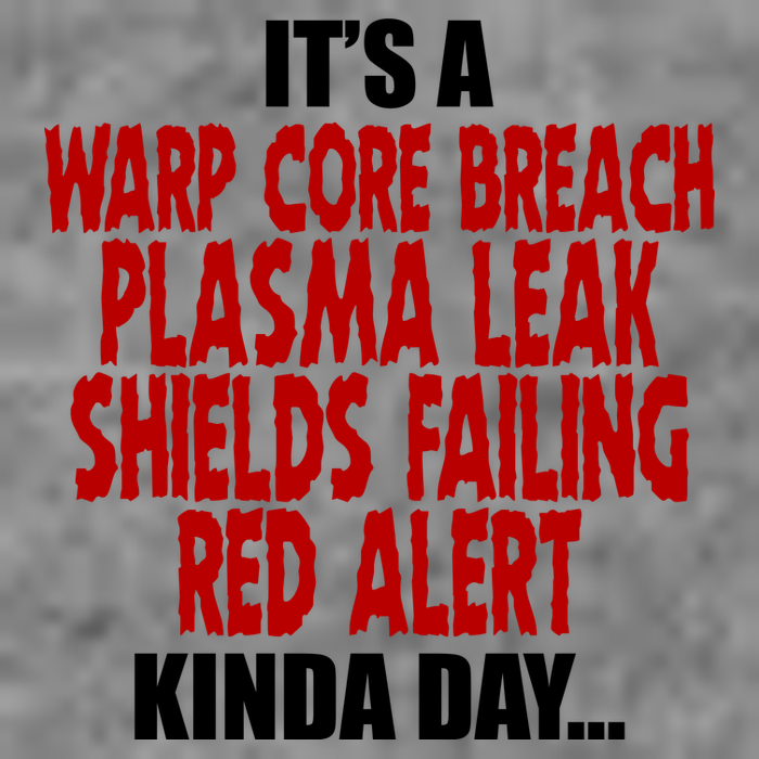It's A Warp Core Plasma Leak Shield Funny Meme Wool Snapback Cap