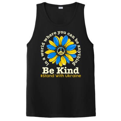 In A World Where You Can Be Anything Be Kind # Stand With Ukraine PosiCharge Competitor Tank