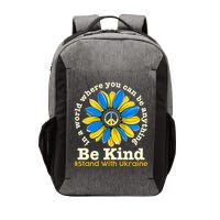 In A World Where You Can Be Anything Be Kind # Stand With Ukraine Vector Backpack