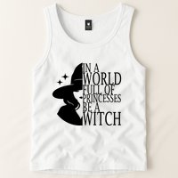 In A World Full Of Princesses Be A Witch Halloween Tank Top