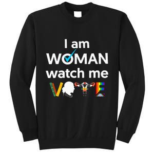 I Am Woman Watch Me Vote Sweatshirt