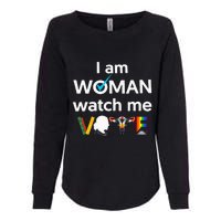 I Am Woman Watch Me Vote Womens California Wash Sweatshirt