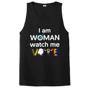 I Am Woman Watch Me Vote PosiCharge Competitor Tank